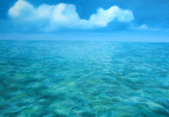 Am Karibischen Meer, 65x92cm, 2006
