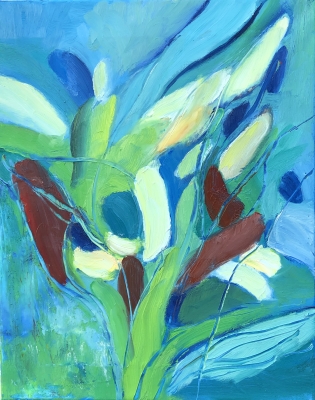 Tulpen, 50x40cm, 2020