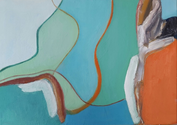 Seitenblick, 46x65cm, 2016