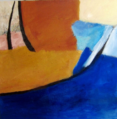 Segeln, 80x80cm, 2010