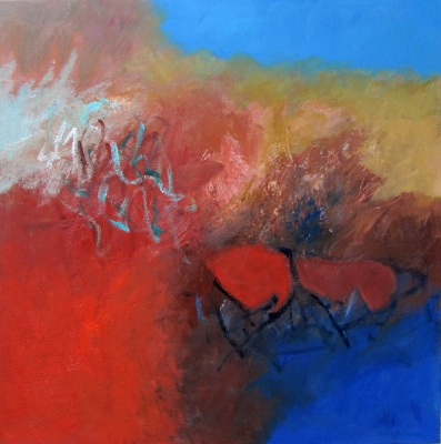 Spuren 2, 70x70cm, 2009