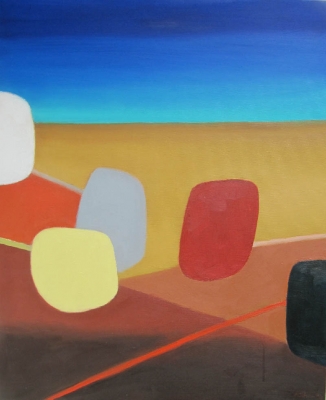 Strandkörbe 2, 55x46cm, 2009