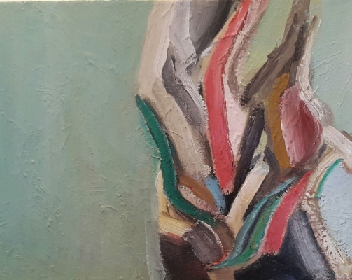 Sich finden, 40x50cm, 2016