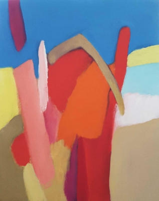 Auf dem Sprung, 50x40cm,  2012