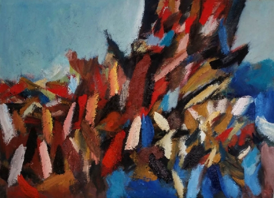 Hafen von San Remo, 54x73cm, 2001/2015