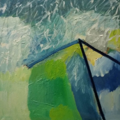 Die Pyramide, 60x60cm, 2007