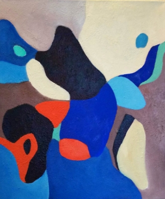 Maske. 55x46cm, 2013