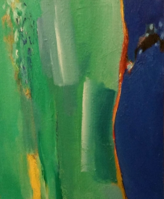 Küste von Oben, 46x38cm, 2013