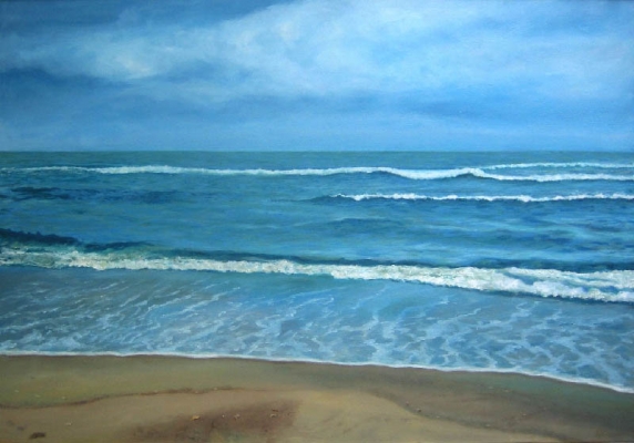 Am Mittelmeer 2, 65x92cm, 1996