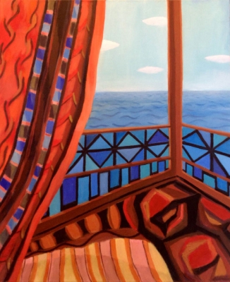Veranda, 60x50cm, 2003
