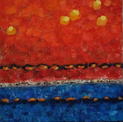 Lampions, 70x70cm, 2010