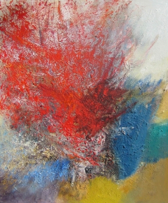 Der Feuerbusch, 50x46cm, 1997/2004