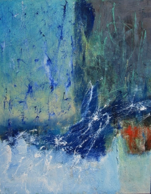 Am Teich, 50x40cm, 2009