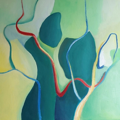 Silhouetten, 70x70cm, 2016