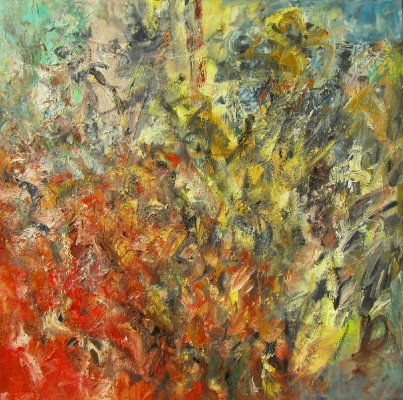 Im Spiegel der Zeit, 70x70cm, 2009