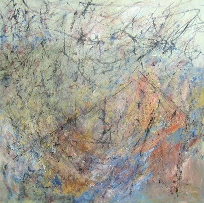 Spinnfäden, 70x70cm, 2005/06