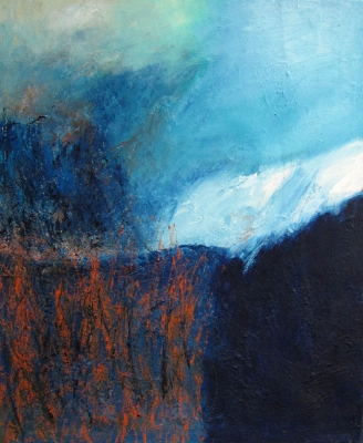 Das Schneefeld, 61x50cm, 2006