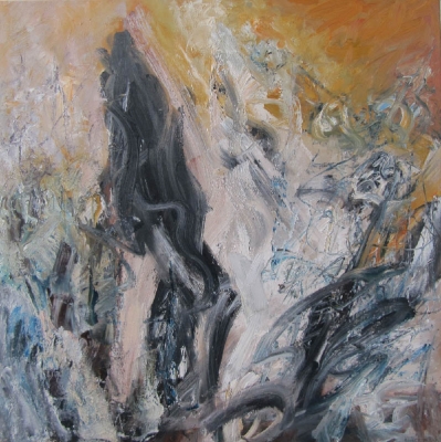 Der Aufbruch, 70x70cm, 2008