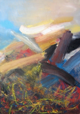 Tanz der Gewalten, 65x46cm, 2001