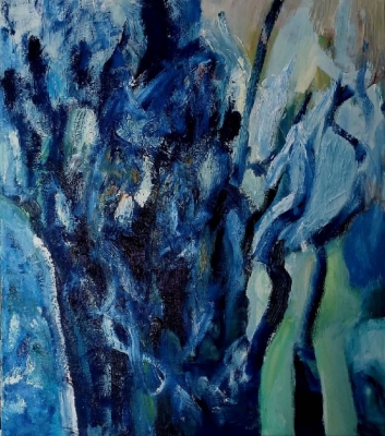 Die Maske, 80x70cm, 2014