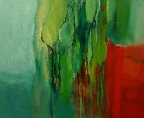 Hängende Gärten, 54x65cm, 2014