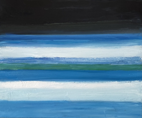 Alpenvorland, 50x60cm, 2023