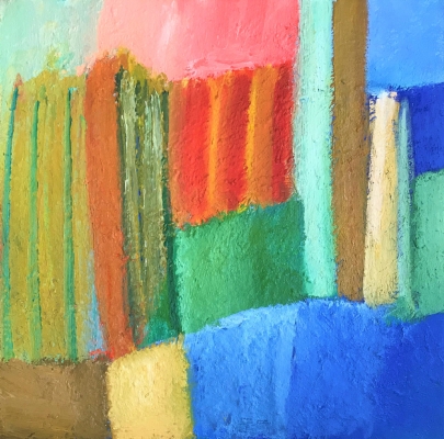 Am Fenster, 60x60cm, 2020