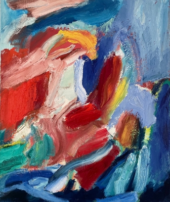 Am Rande des Weges, 60x50cm, 2019