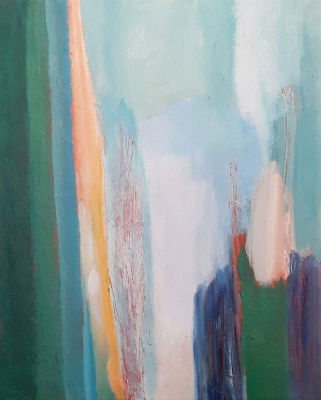 An der Quelle, 50x40cm, 2016