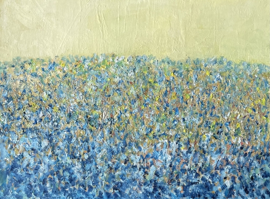 Blumenfeld, 60x80cm, 2022