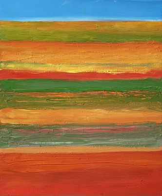 Das Weizenfeld, 55x46cm, 2024