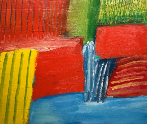 Der Springbrunnen, 46x55cm, 2020