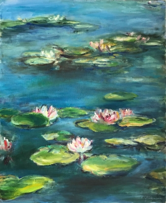 Die Bülten der Seerose, 61x50cm, 1992