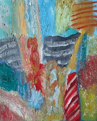 Die Manege, 46x38cm, 2020