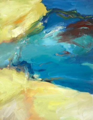 Die Pagode, 50x40cm, 2019