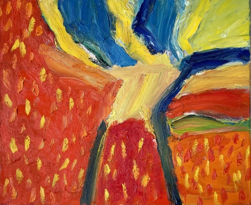 Die Saat, 50x60cm, 2020