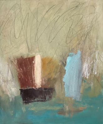 Ein Schuh und ein Segelschiff, 46x38cm, 2007