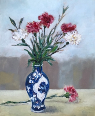 Eine zu viel  46x38cm 1988