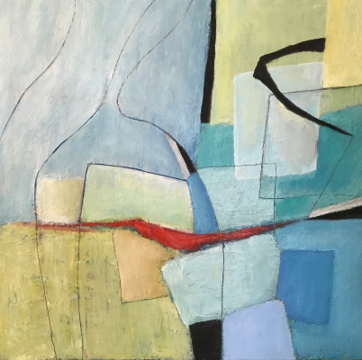 Erinnerung an Ben Nicholson, 60x60cm, 2020