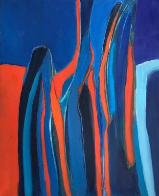 Feuer und Wasser, 73x 60cm, 2016