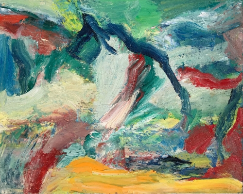 Fliegende Äste, 40x50cm, 2019