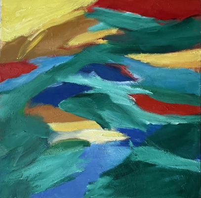 Frühlingserwachen, 60x60cm, 2021