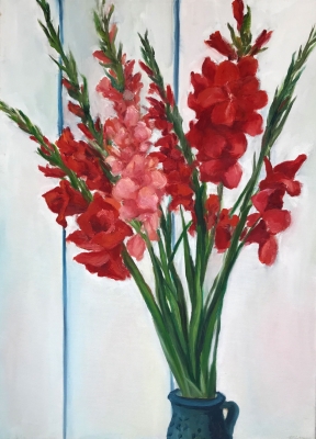 Gladiolen 2, 73x54cm, 1996