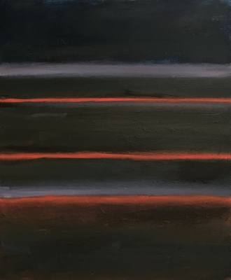 Hinaufstrebend, 60x50cm, 2023