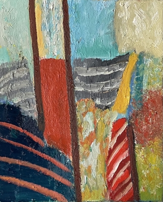 In den Alpen, 46x38cm, 2021