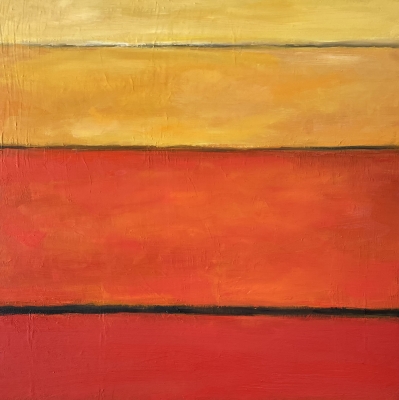 In der Wüste, 70x70cm, 2023