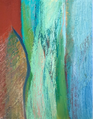 Knospentorso Version 2, 50x40cm, 2017