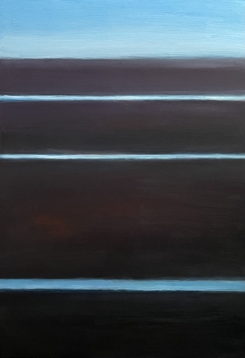 Kühler Abend, 70x50cm, 2024