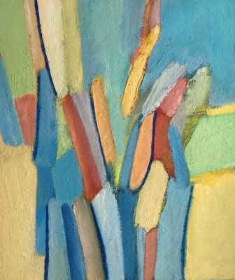 Lindenblüten, 55x46cm, 2018