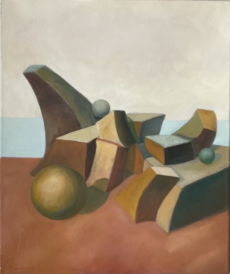 Meerestürme, 55x46cm, 2000